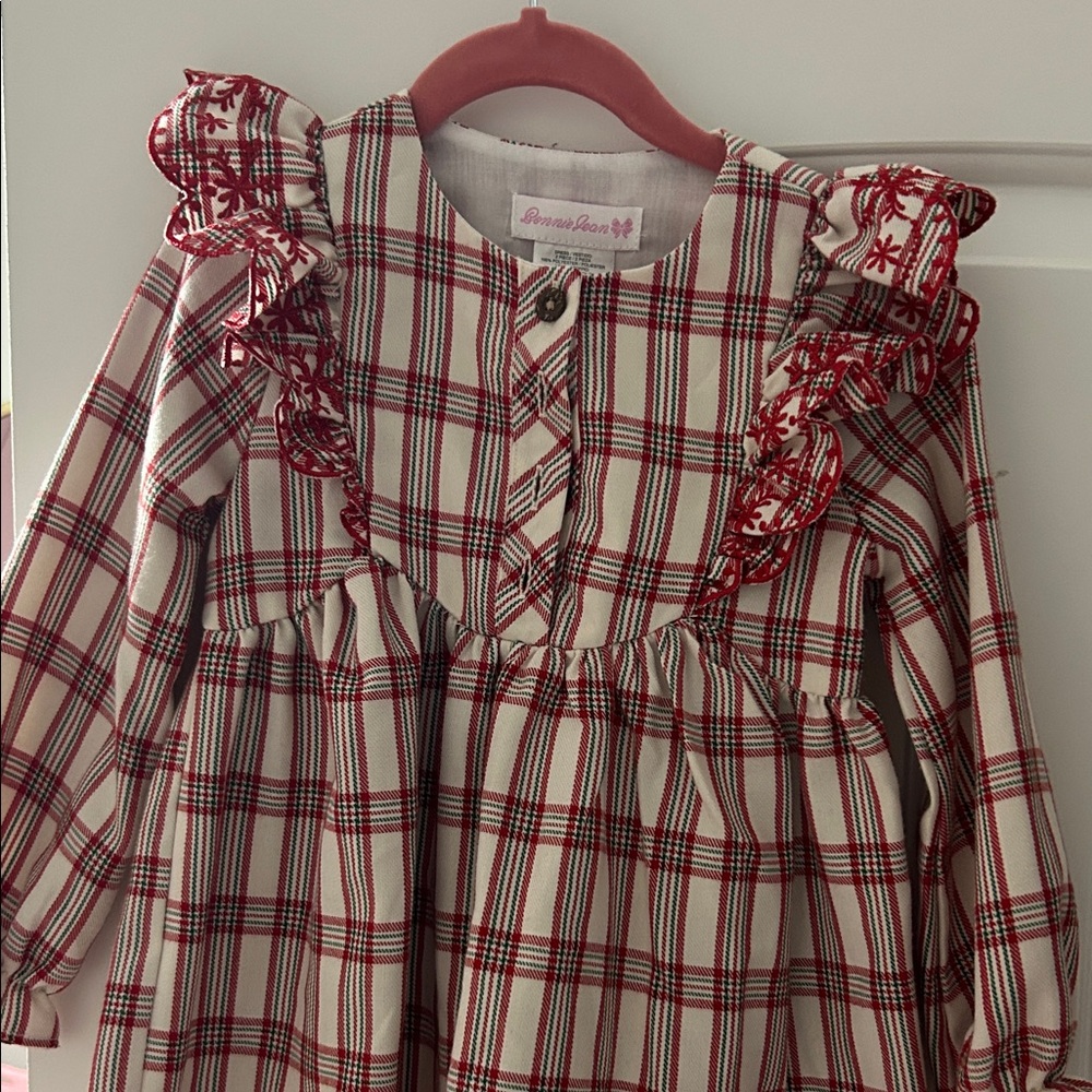 Bonnie Jean Red, Green and White Top